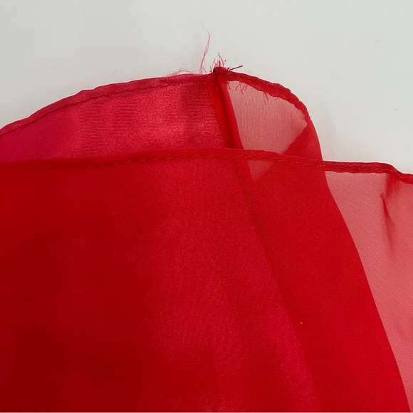 Mac Duggal Strapless Red Gown with Silver Detailing - Picture 14 of 16